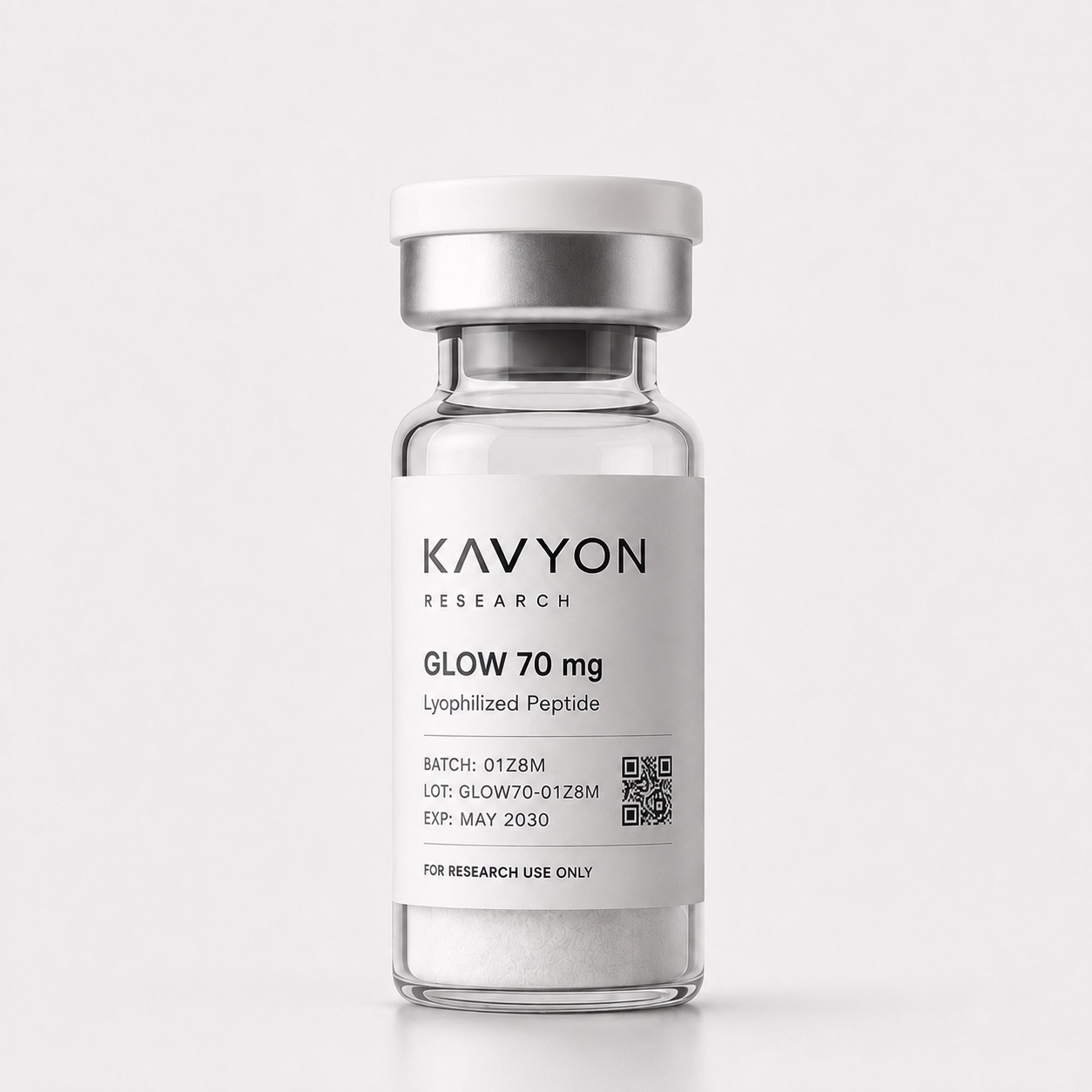 GLOW 70 mg — single vial